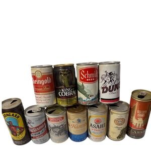 Vintage‎ Beer Can Lot of 11 assorted cans RARE